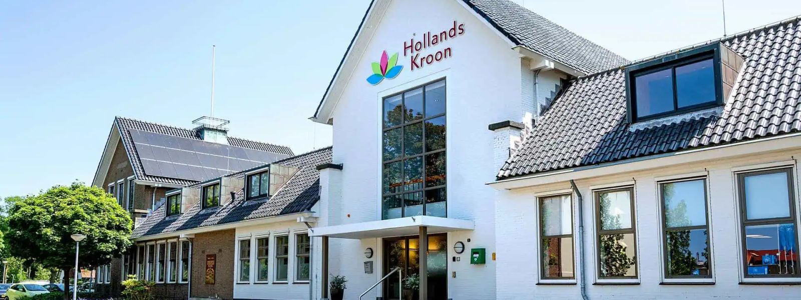 The white gabled town hall of the municipality of Hollands Kroon
